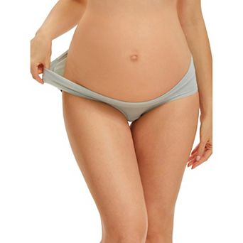 Women's Maternity Underwear Low Rise Pregnancy Briefs Under Bump Support Soft Panties