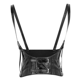 Women's Elastic Wide Waist Belt, Steampunk Underbust Corset Belts for Dress