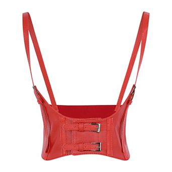 Women's Elastic Wide Waist Belt, Steampunk Underbust Corset Belts for Dress