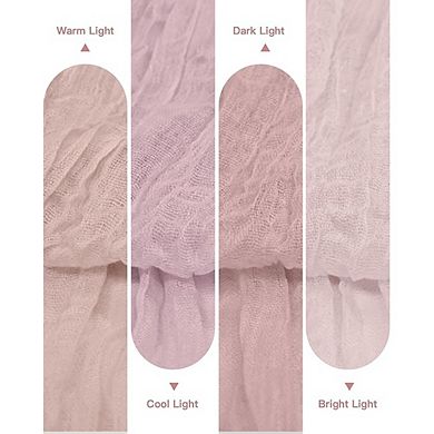 Cheesecloth Table Runner Boho Gauze Soft Sheer Fabric 4 Pack