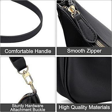 Shoulder Hobo Clutch Bag for Women, Retro Underarm Handbag