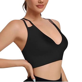 Women's Sports Bra Shockproof Running Fitness Yoga Top