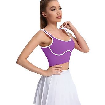 Women's Quick-Drying Yoga Top U-Shape Collar Waterproof Fitness Vest