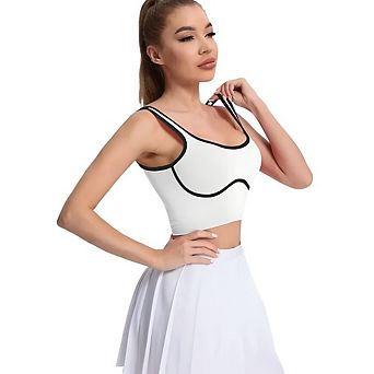 Women's Quick-Drying Yoga Top U-Shape Collar Waterproof Fitness Vest
