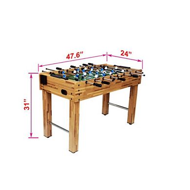 WOW PIONEER Compact Foosball Game Table for Indoor Entertainment and Family Fun