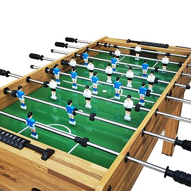 WOW PIONEER Compact Foosball Game Table for Indoor Entertainment and Family Fun
