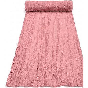 12 Pack Cheesecloth Table Runner, Boho Gauze, Romantic Party Decor