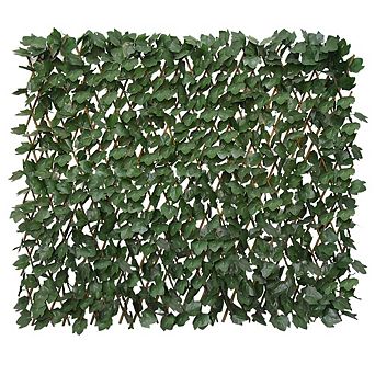 1 pc Expandable Faux Ivy Fence Privacy Screen 22x120 Inch Outdoor Patio Balcony Decor
