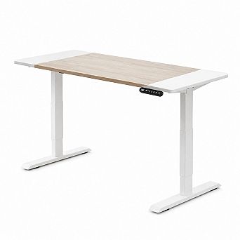 Lufeiya 63 x 30 Inch Electric Height Adjustable Sit Stand Computer Desk