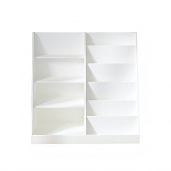 Lufeiya Kids Bookshelf and Toy Storage Organizer, 4 tier Bookcase Display Stand