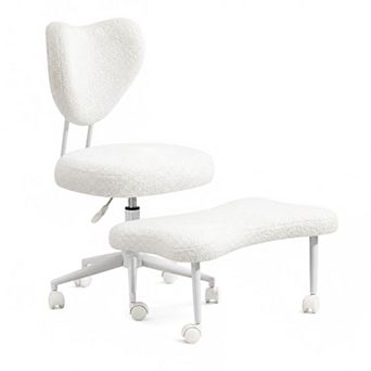 Lufeiya Ergonomic Cross-Legged Meditation Chair with Lumbar Support, ADHD Desk Chair