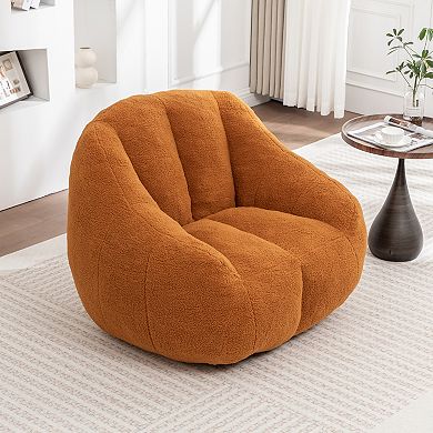 Teddy Bean Bag Chair with Filler and Memory Foam for Dorm, Apartment