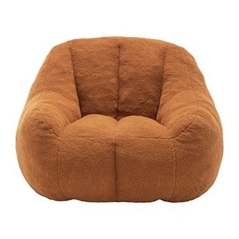Teddy Bean Bag Chair with Filler and Memory Foam for Dorm, Apartment