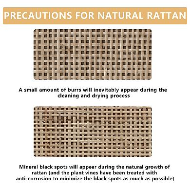 Rattan Storage Cabinet with 6-Drawers