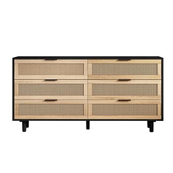 Rattan Storage Cabinet with 6-Drawers