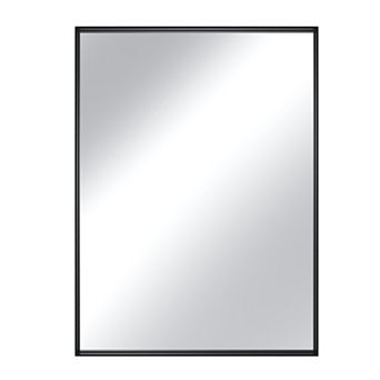 22 in W x 30 in H Aluminum Alloy Frame Bathroom Mirror Horizontal or Vertical Use