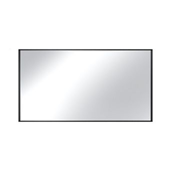 51"W x 30"H Aluminum Alloy Frame Bathroom Mirror Without Lighting Horizontal or Vertical Use
