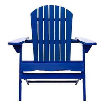 Rustic Acacia Wood Folding Adirondack Chair