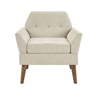 High-Density Foam Padded Armchair in Woven Polyester Fabric