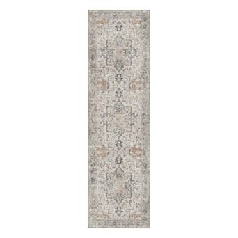 GENIMO Vintage Medallion Print Area Rugs Washable Rugs Low Pile · Non-Slip