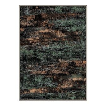 GENIMO Machine Washable Modern Abstract Area Rug Low Pile · Non-Slip Backing