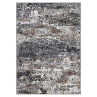 GENIMO Machine Washable Modern Abstract Area Rug Low Pile · Non-Slip Backing