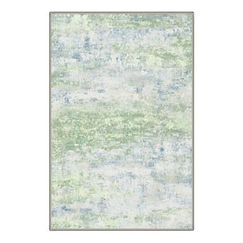 GENIMO Machine Washable Modern Abstract Area Rug Low Pile · Non-Slip Backing