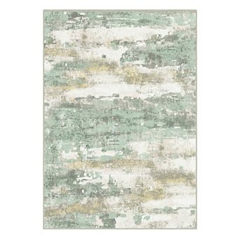 GENIMO Machine Washable Modern Abstract Area Rug Low Pile · Non-Slip Backing