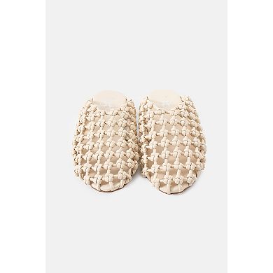 Giselle Knotted Leather Mule
