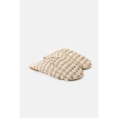 Giselle Knotted Leather Mule