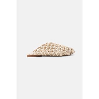 Giselle Knotted Leather Mule