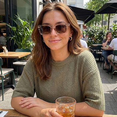 Classic Square Retro Bold Sunglasses Oversized Fashionable Frame Stylish Design
