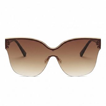Oversized Rimmed Sunglasses Rounded Frame Elegant Stylish Lightweight Comfortable Fit
