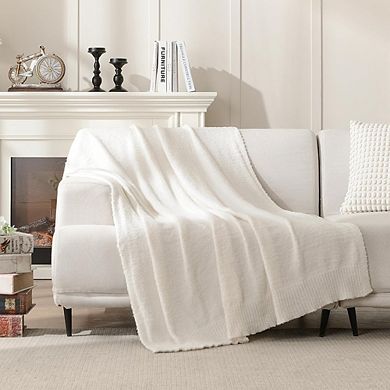 Super Soft Fluffy Throw Blanket, Lightweight Warm Cozy Sofa Blanket