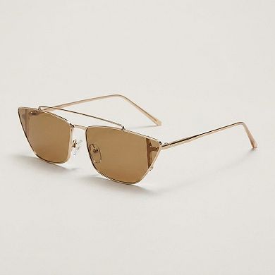Oversized Cat Eye Sunglasses Lightweight Durable Frame Elegant Modern Design
