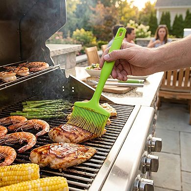 3-Piece Silicone Scraper Set with Handles, Durable and Flexible Kitchen Tools