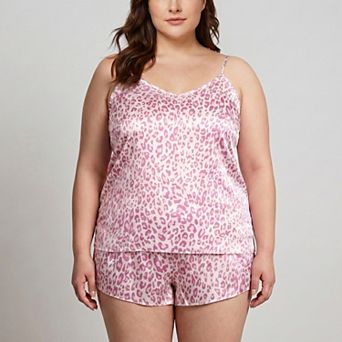Leopard Print Camisole and Shorts Pajama Set, Soft and Comfortable Sleepwear for Relaxation