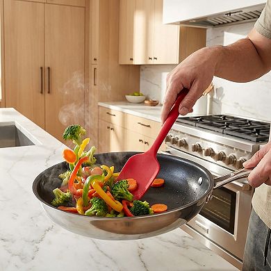 7-Piece Silicone Spatula Set with Handles, Flexible and Durable Kitchen Tools