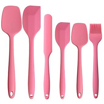 7 pc Silicone Spatula Set with Handles, Flexible and Durable Kitchen Tools