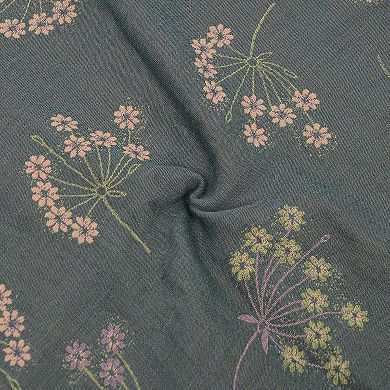 2-Piece Cotton Pillowcases with Floral Print Design for Bedroom, Soft and Cozy Bedding Set