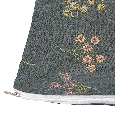 2-Piece Cotton Pillowcases with Floral Print Design for Bedroom, Soft and Cozy Bedding Set