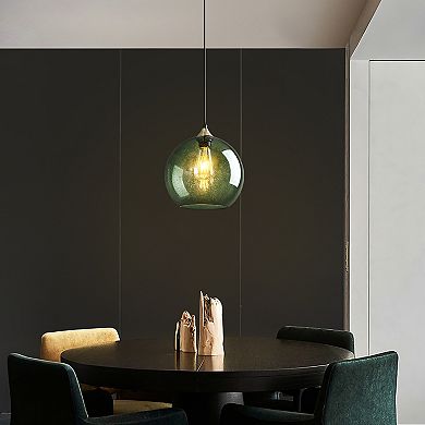 ZLAIQB 1-Light 3Pack Milky Luster Glass Modern Globe Pendant 9.84in Pendant Light