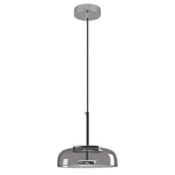 ZLAIQB 1-Light Modern Height Adjustable 8.85" Pendant Light