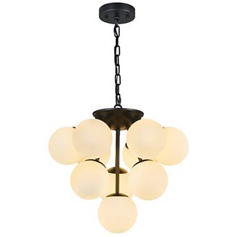 ZLAIQB 10-Light Globe Mid Century Modern Pendant Light
