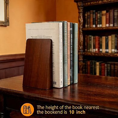 Handmade Wooden Heavy Duty Decorative Bookends