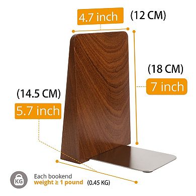 Handmade Wooden Heavy Duty Decorative Bookends