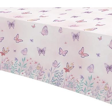 Butterfly Party Tablecloth 3-Pack Floral Disposable Garden Baby Shower Decorations