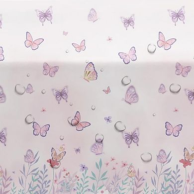 Butterfly Party Tablecloth 3-Pack Floral Disposable Garden Baby Shower Decorations