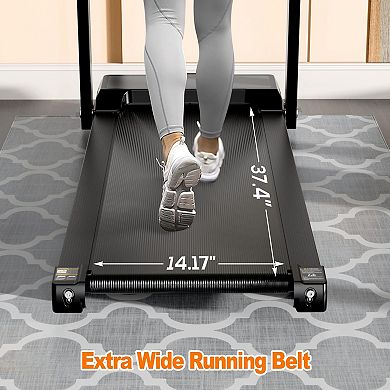Circuit Terra 2.5HP Folding Treadmill with 12 Programs, APP Connectivity & 300lb Capacity