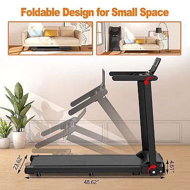 Circuit Terra 2.5HP Folding Treadmill with 12 Programs, APP Connectivity & 300lb Capacity